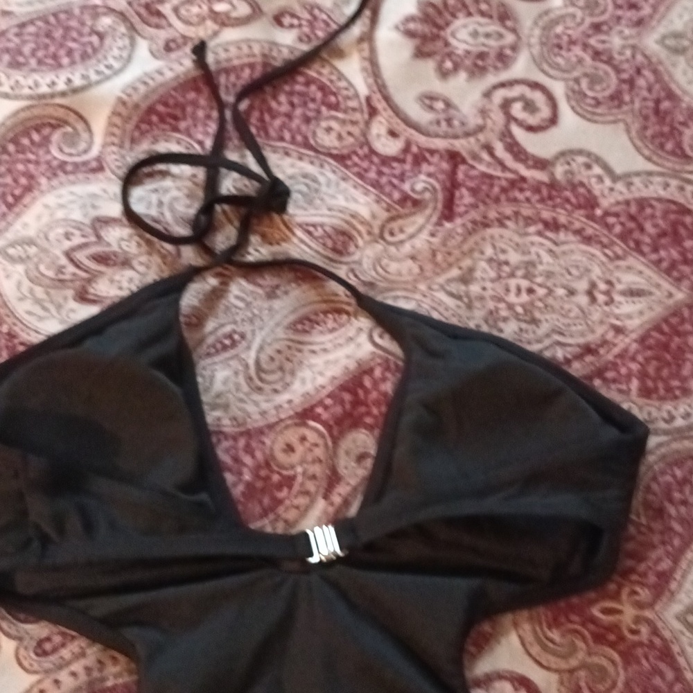 Sexy Low Cut Seamless Tie Knot Wireless Basic Brunch Swimsuits - Picture 7 of 14